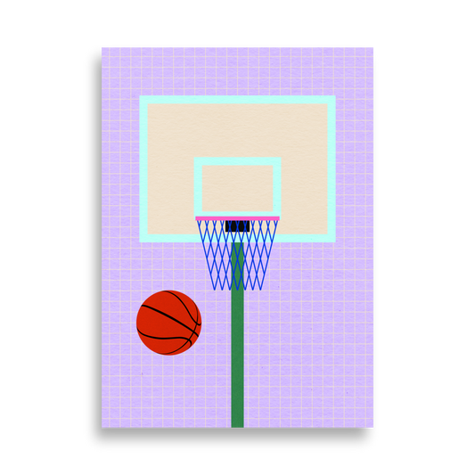 Poster Art Print Illustration – New York Basketball
