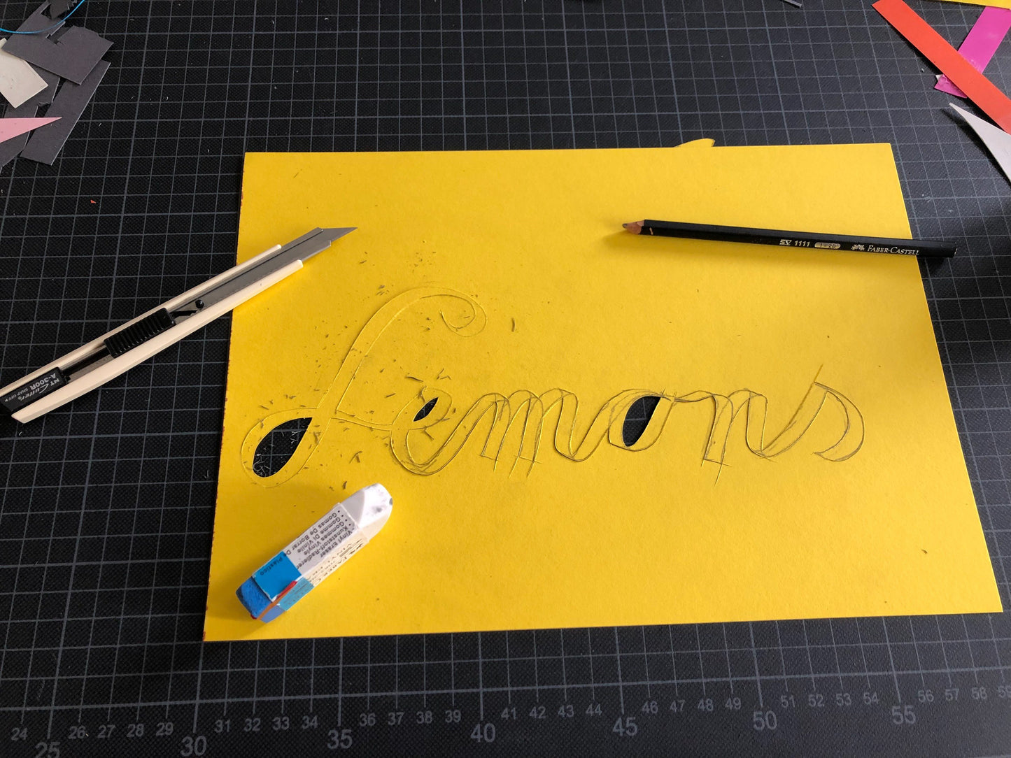 Lemons Hand Script