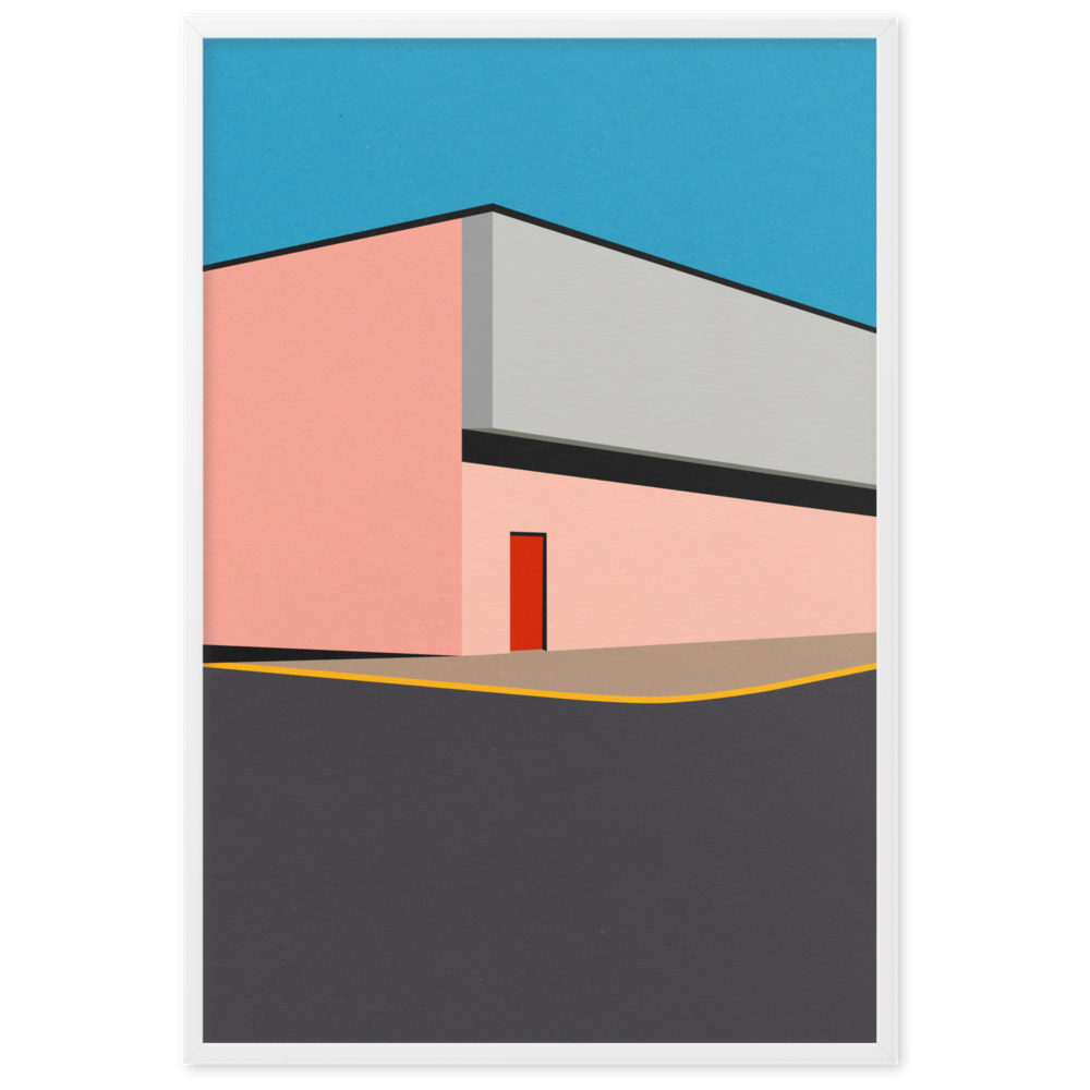 Framed Poster Art Print Illustration – Warehouse 23