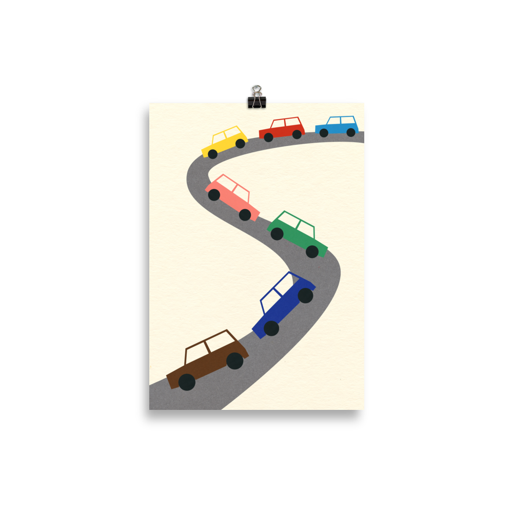 Poster Art Print Illustration – Traffic